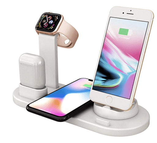 4 in 1 Wireless Charging with Fast Charger Stand