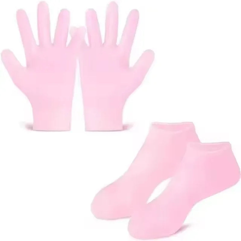 2-Pack Silicone Moisturizing Gloves Exfoliate to Prevent Dry Hands and Leave Hands Smooth and Soft Hand Care Tool