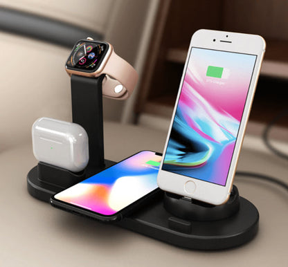 4 in 1 Wireless Charging with Fast Charger Stand