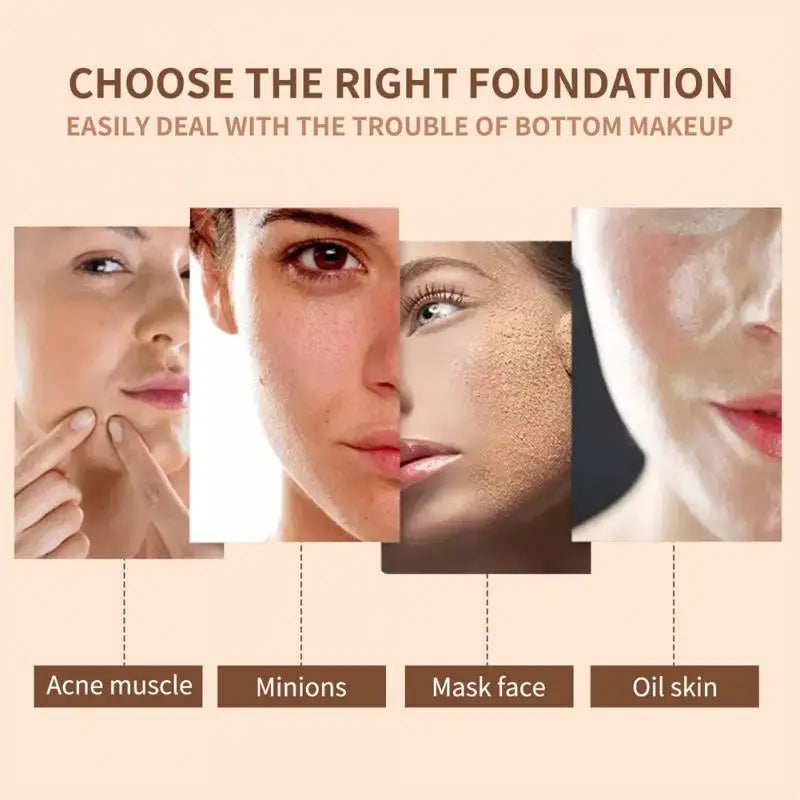 Mushroom Head Air Cushion CC Cream Natural Moisturizing Foundation Concealer Whitening Oil-Control Makeup Cosmetics BB Cream