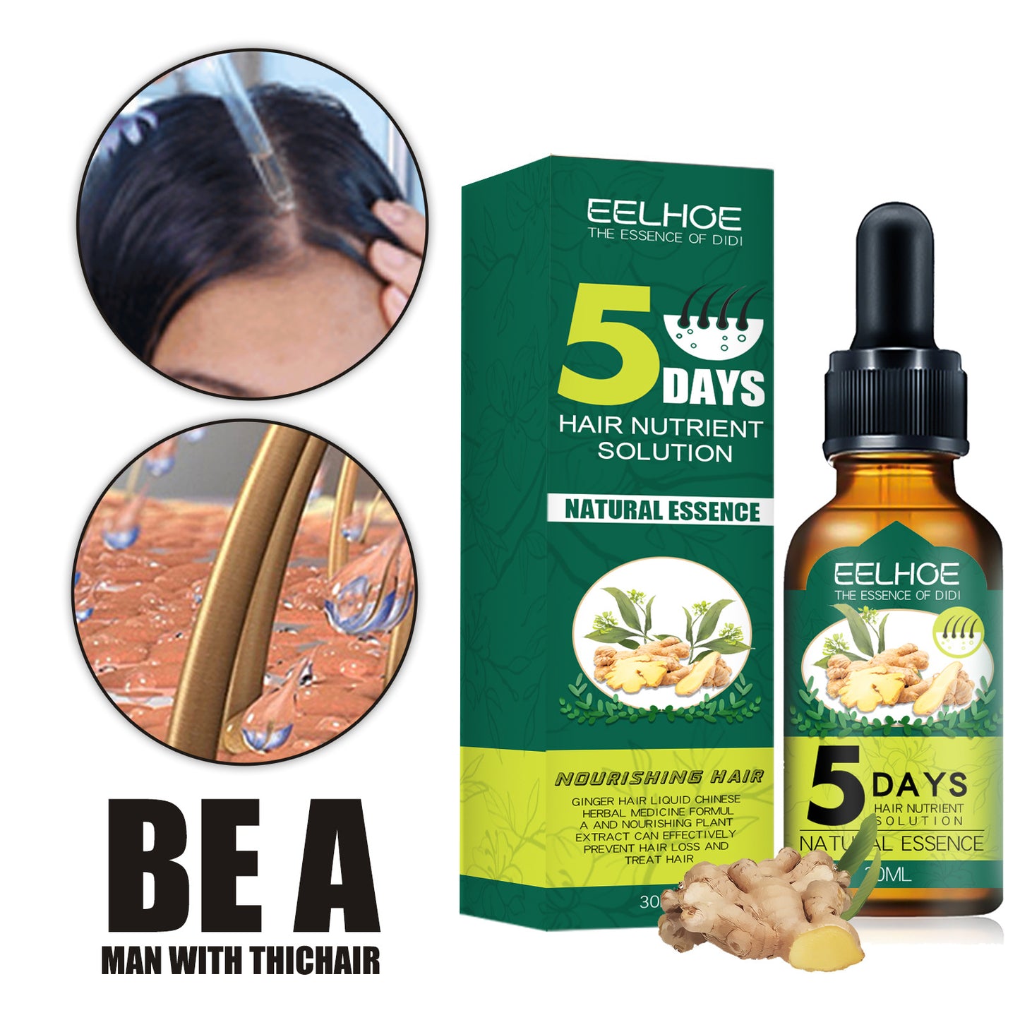 Eelhoe Ginger Hair Essential Oil 