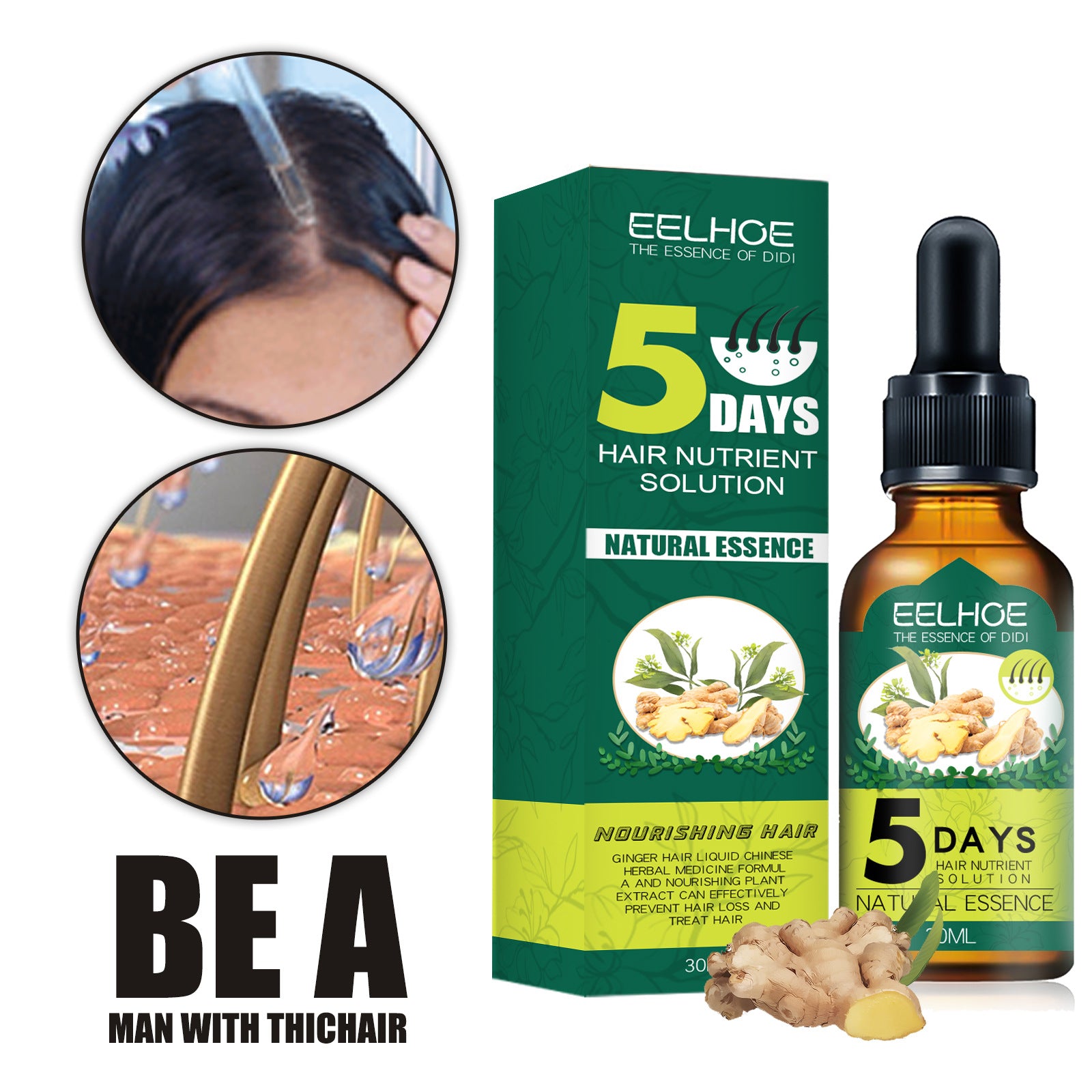 Eelhoe Ginger Hair Essential Oil 